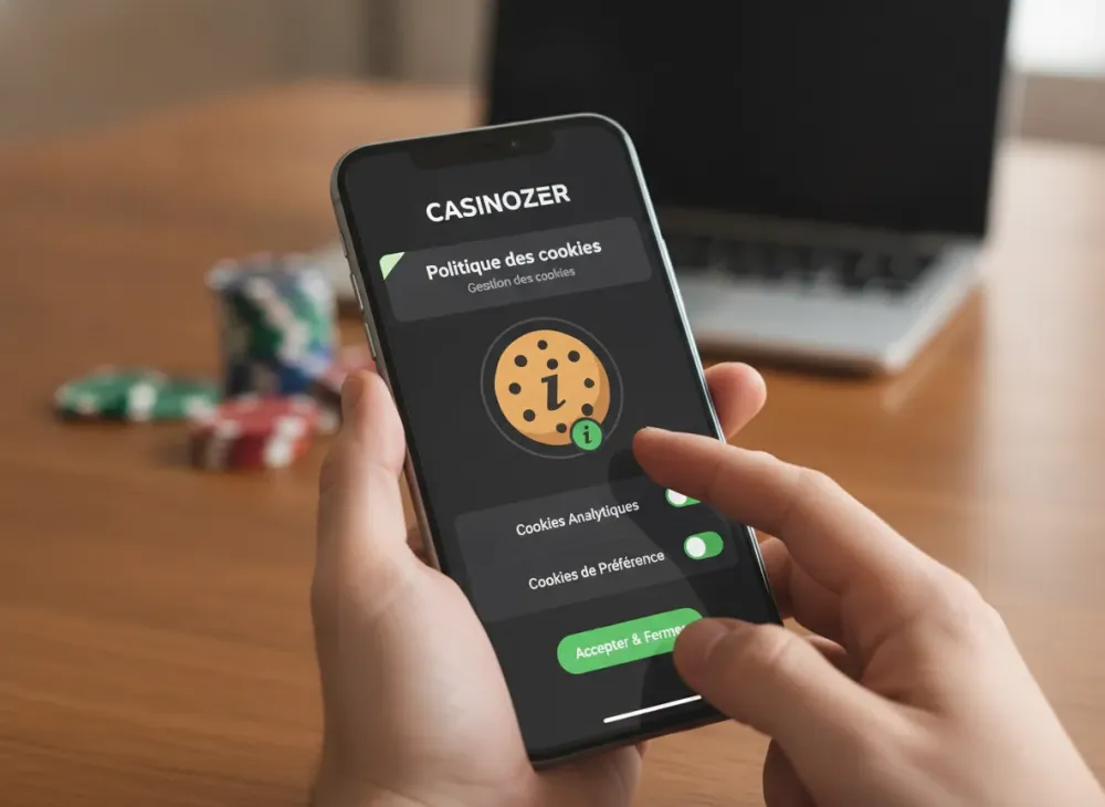 Politique des cookies ᐉ Gestion des cookies Casinozer