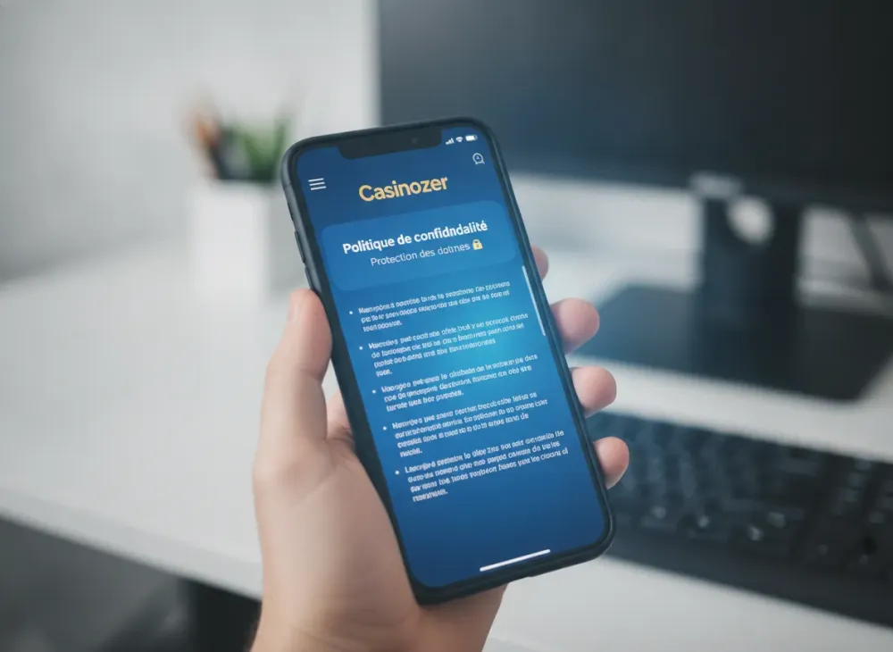 Politique de confidentialité ᐉ Protection des données Casinozer 